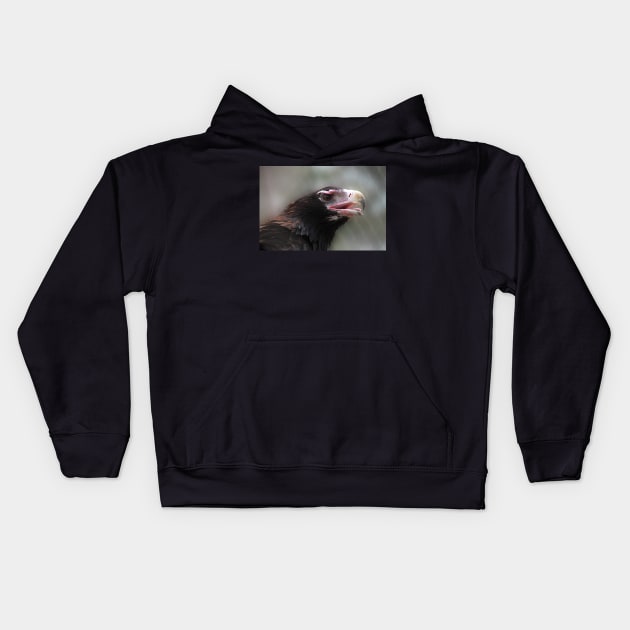 Wedge-Tailed Eagle Kids Hoodie by Carole-Anne